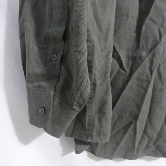 PROTOCOL | 16.5 / 34-35 | Plaid Button-Up Front Dress Shirt With Chest Pocket - Picture 14 of 16